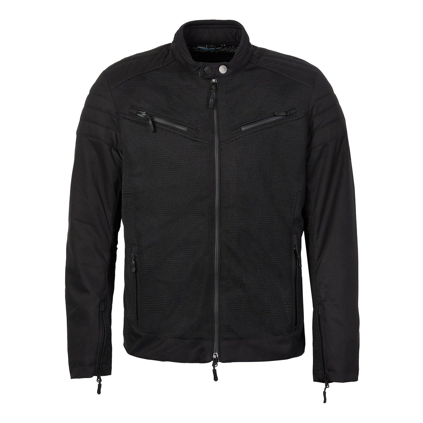 Cafe Air Lightweight Black Motorcycle Jacket