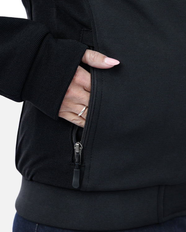 Blade Black Zip Up Motorcycle Hoodie