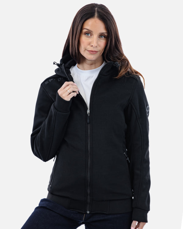 Blade Black Zip Up Motorcycle Hoodie