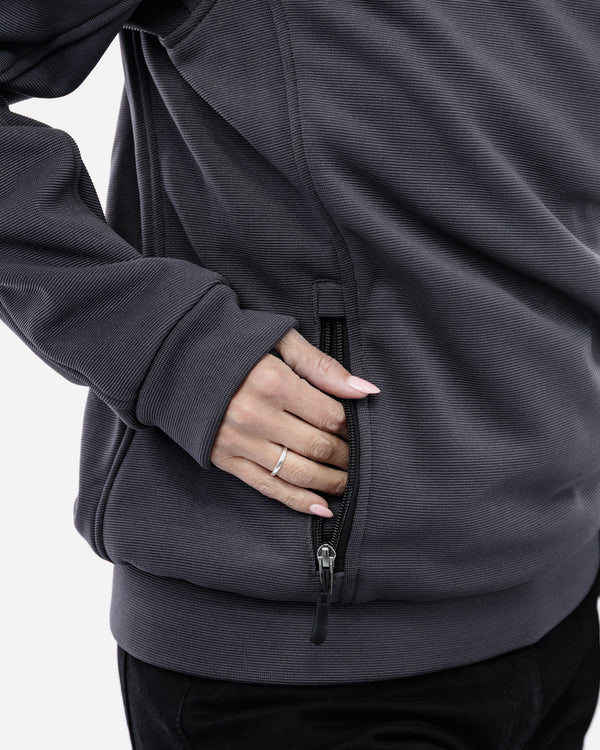 Blade Grey Turbulence Motorcycle Hoodie