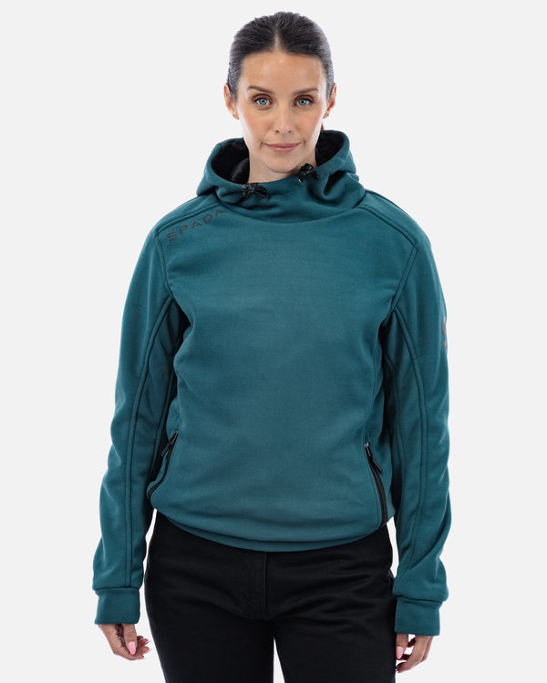 Blade Coral Blue Motorcycle Hoodie