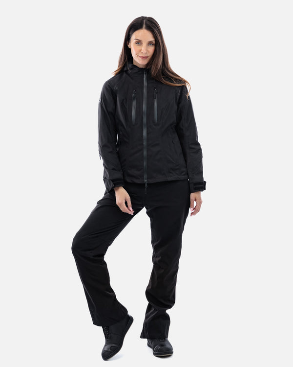 Lula Black Ladies Motorcycle Jacket