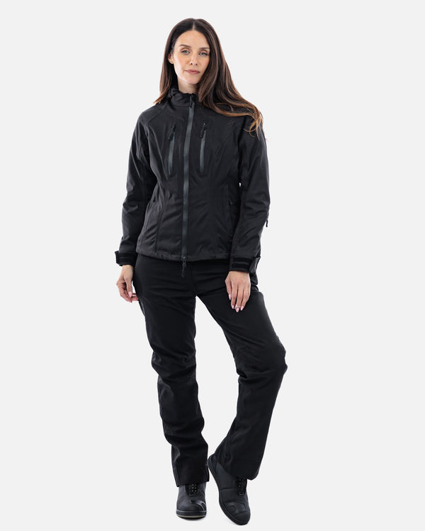 Lula Black Ladies Motorcycle Jacket
