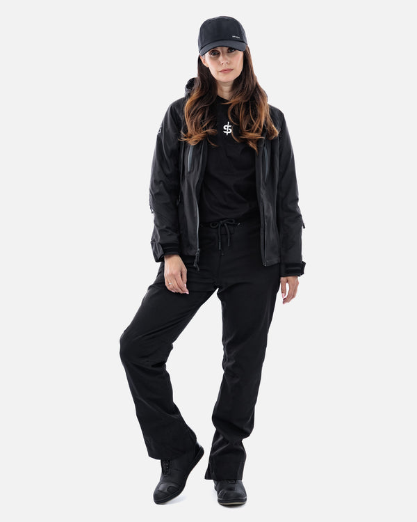 Lula Black Ladies Motorcycle Jacket