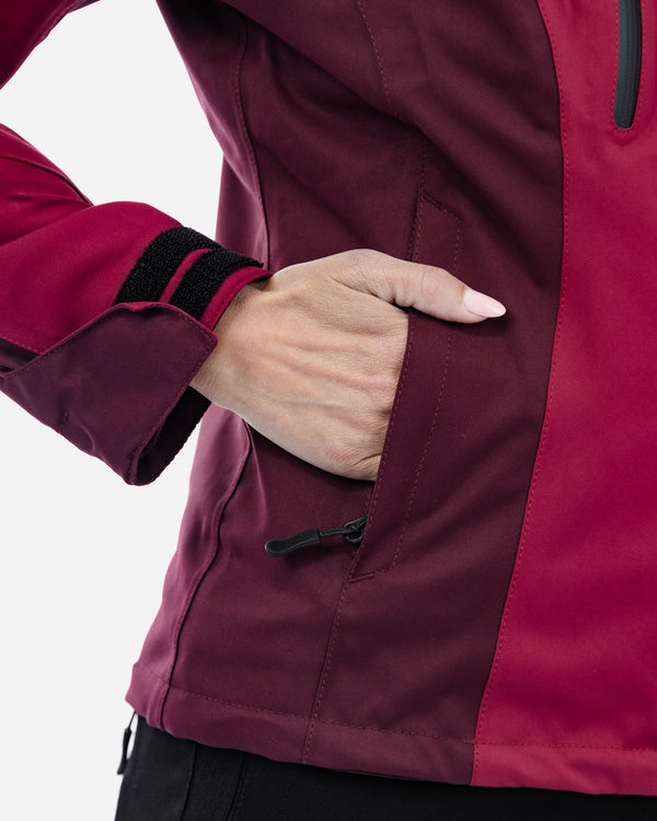 Lula Port Red Ladies Motorcycle Jacket