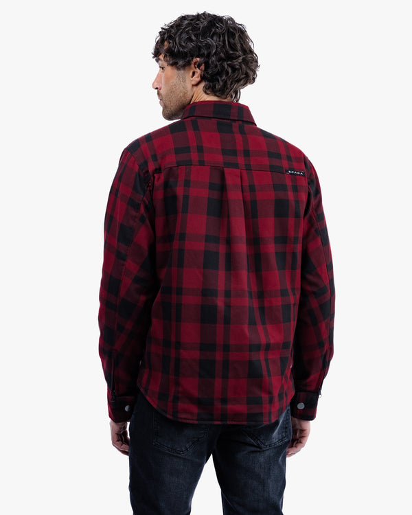 Ember Black & Red Chequered Motorcycle Shirt