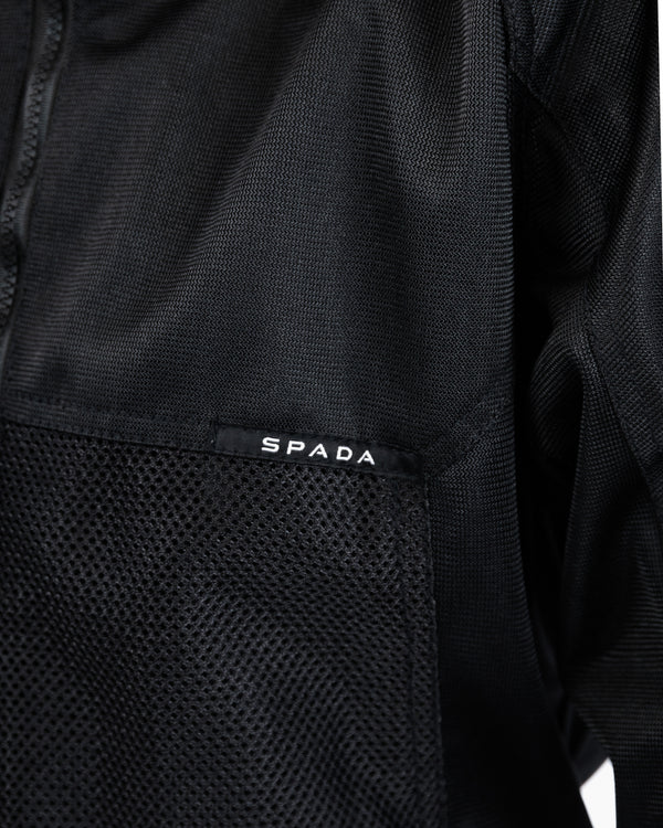 Hooded Air Black Ventilated Motorcycle Jacket