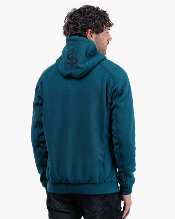 Blade Coral Blue Unisex Motorcycle Hoodie