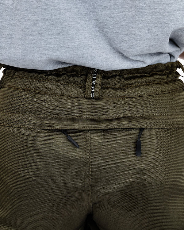 Combat Air Olive Green Ventilated Motorcycle Trousers