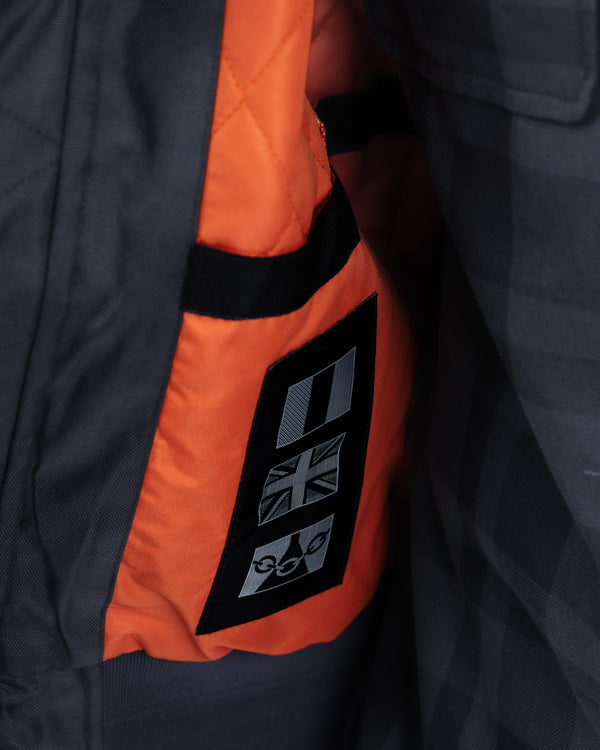 Airforce MA1 Black Motorcycle Bomber Jacket