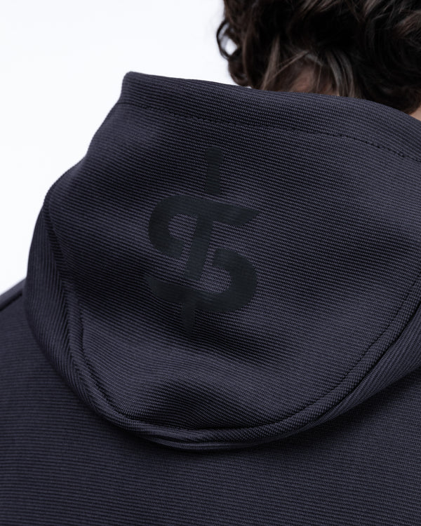 Blade Grey Turbulence Zip Up Unisex Motorcycle Hoodie