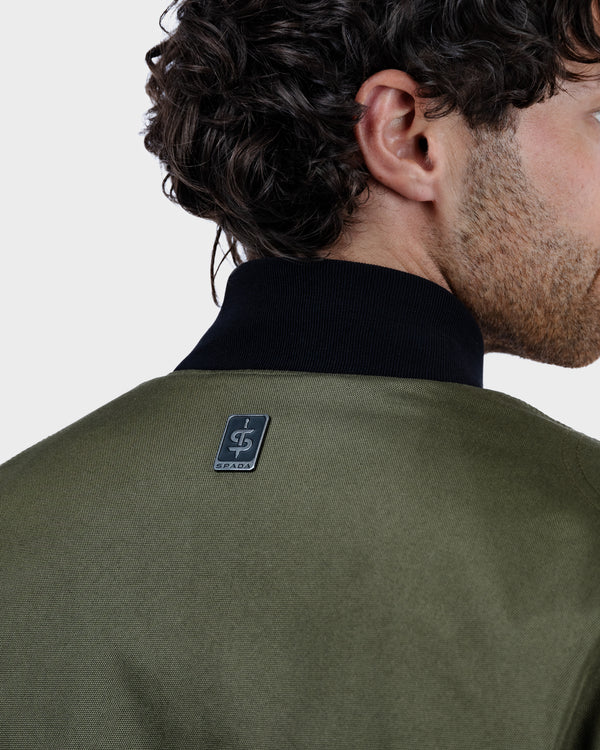 Airforce MA1 Olive Green Motorcycle Bomber Jacket