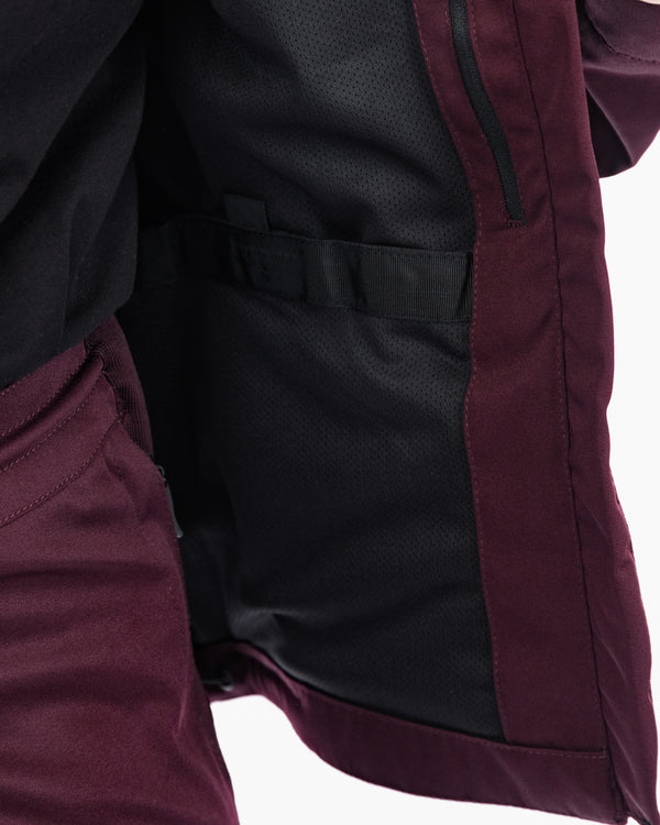 Dash Port Red Ladies Motorcycle Jacket