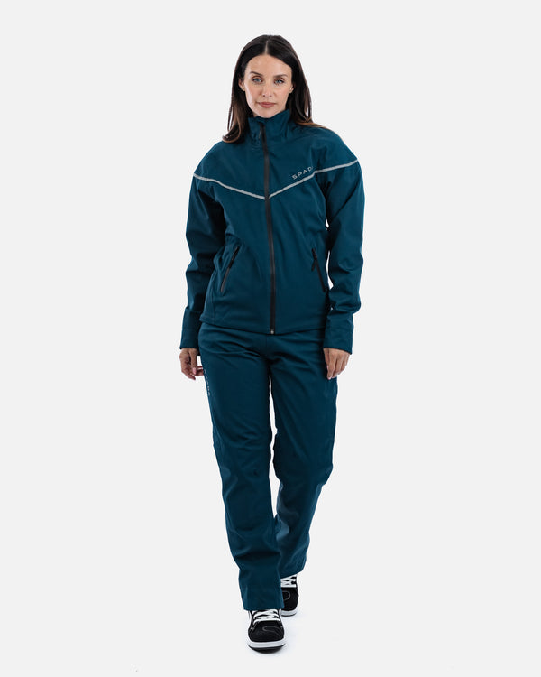 Dash Coral Blue Ladies Motorcycle Jacket