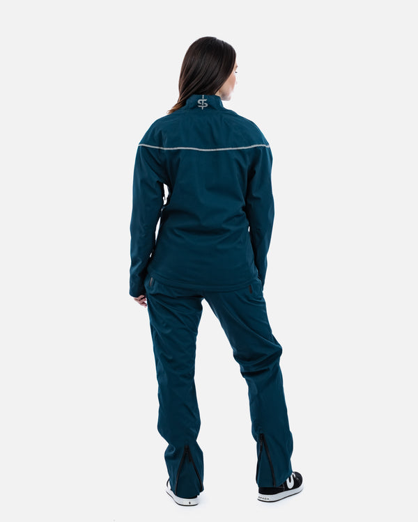 Dash Coral Blue Ladies Motorcycle Jacket