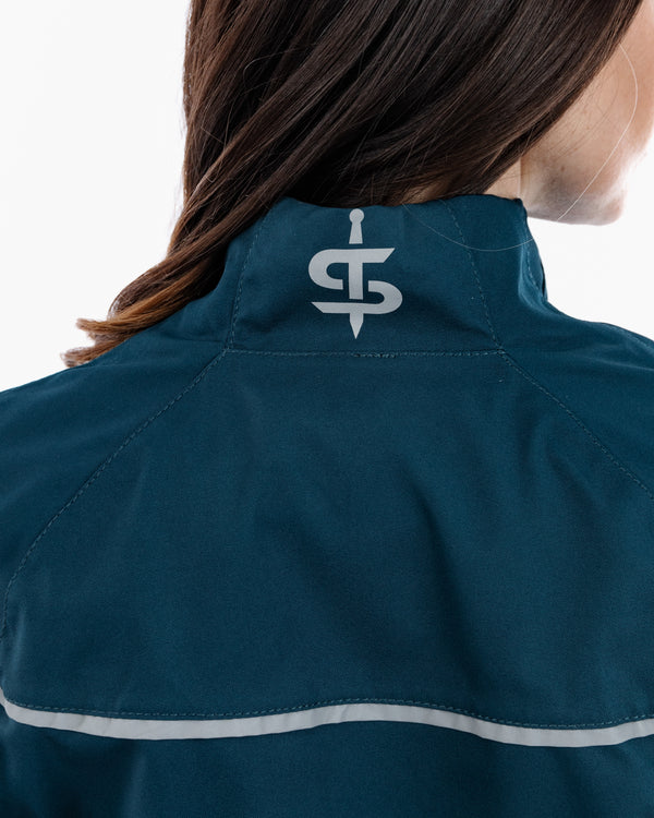 Dash Coral Blue Ladies Motorcycle Jacket