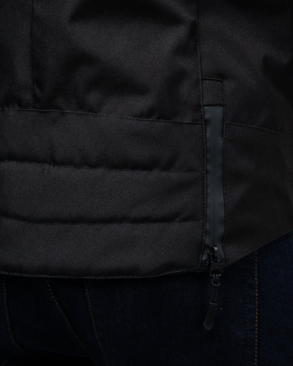 Cafe Flux Black Motorcycle Jacket