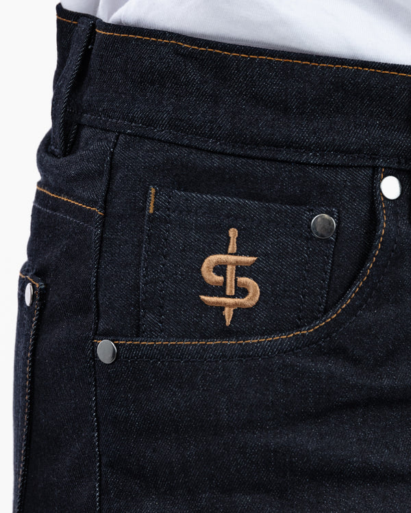 Ronin Ladies Raw Indigo Motorcycle Jeans