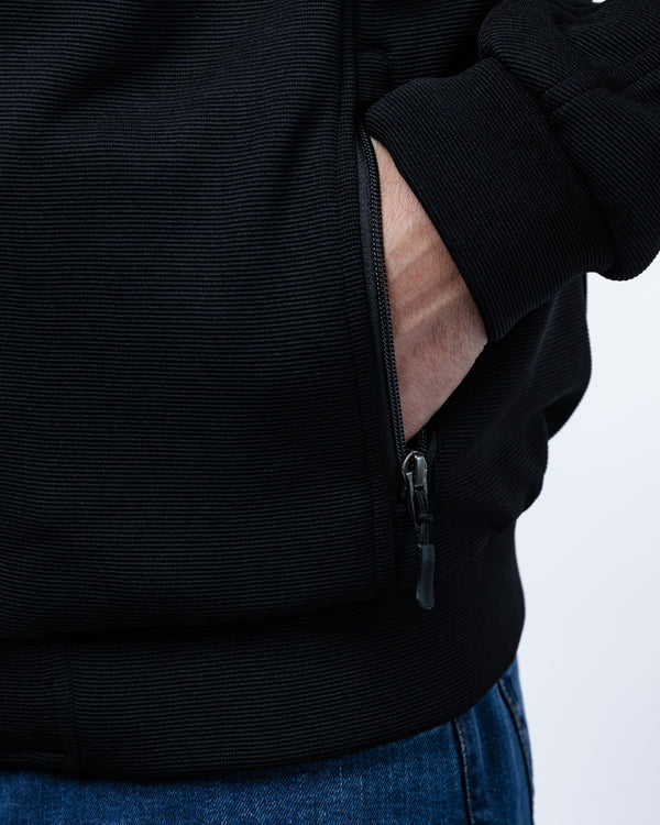 Blade Black Zip Up Unisex Motorcycle Hoodie