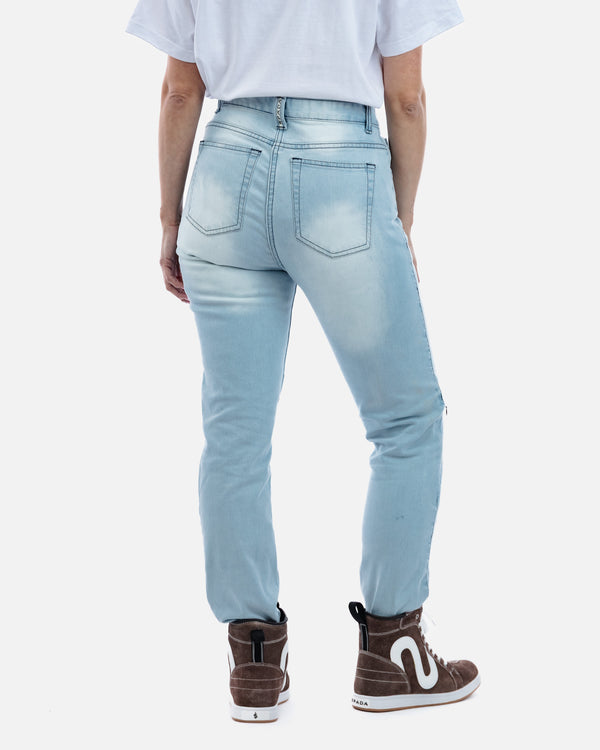 Drifter Ladies Beach Blue Motorcycle Jeans