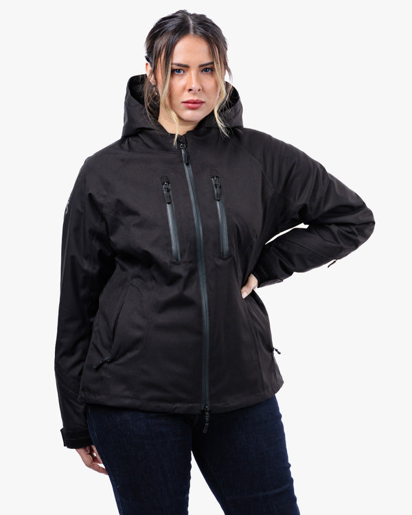 Lula Black Ladies Motorcycle Jacket