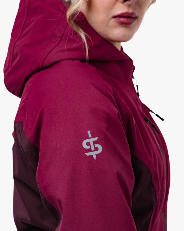 Lula Port Red Ladies Motorcycle Jacket