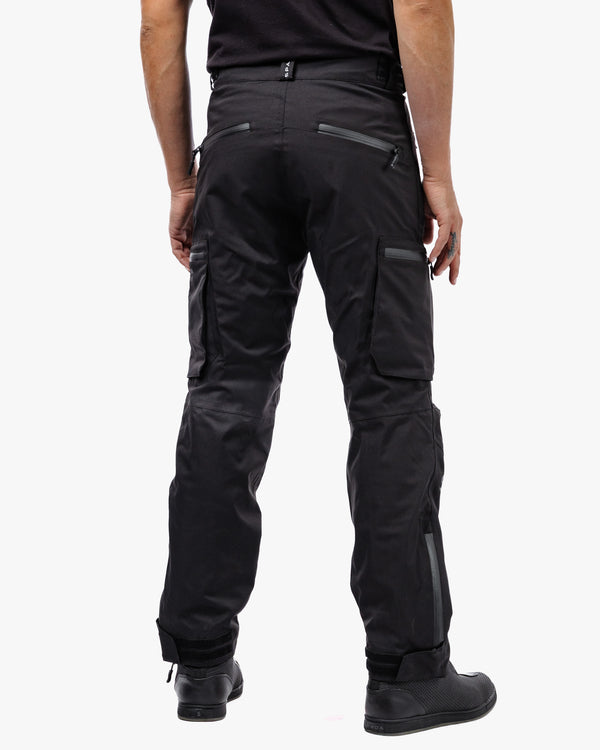 Duel Black Cargo Motorcycle Trousers