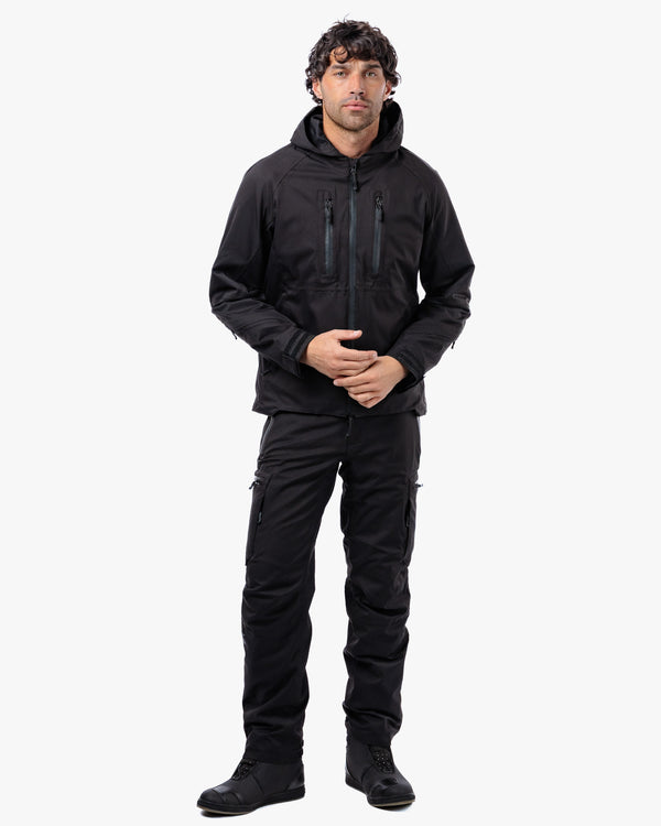 Joe Matt Black Waterproof Motorcycle Jacket