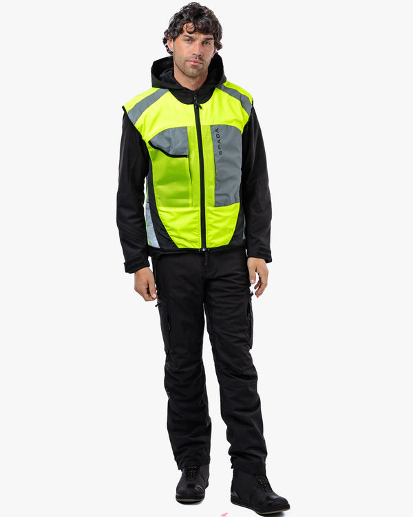 Spark Yellow Fluorescent Visibility Vest