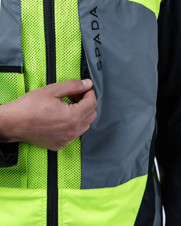 Spark Yellow Fluorescent Visibility Vest