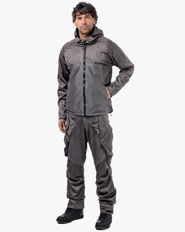 Combat Air Ultimate Grey Ventilated Motorcycle Trousers