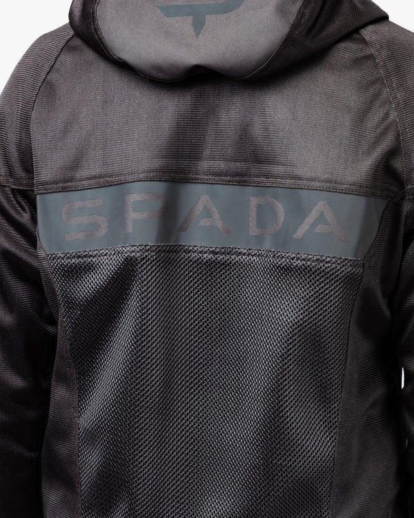 Hooded Air Ultimate Grey Ventilated Motorcycle Jacket