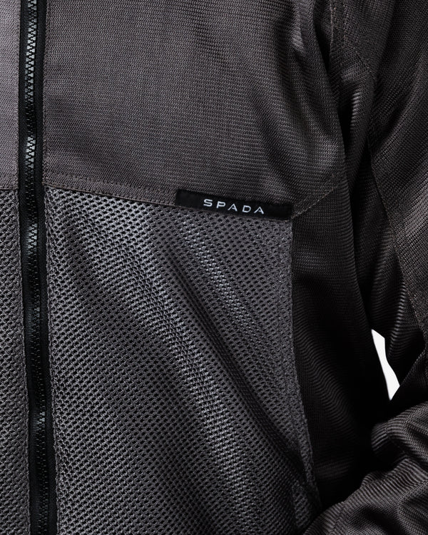 Hooded Air Ultimate Grey Ventilated Motorcycle Jacket