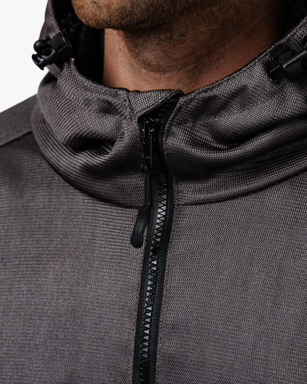 Hooded Air Ultimate Grey Ventilated Motorcycle Jacket
