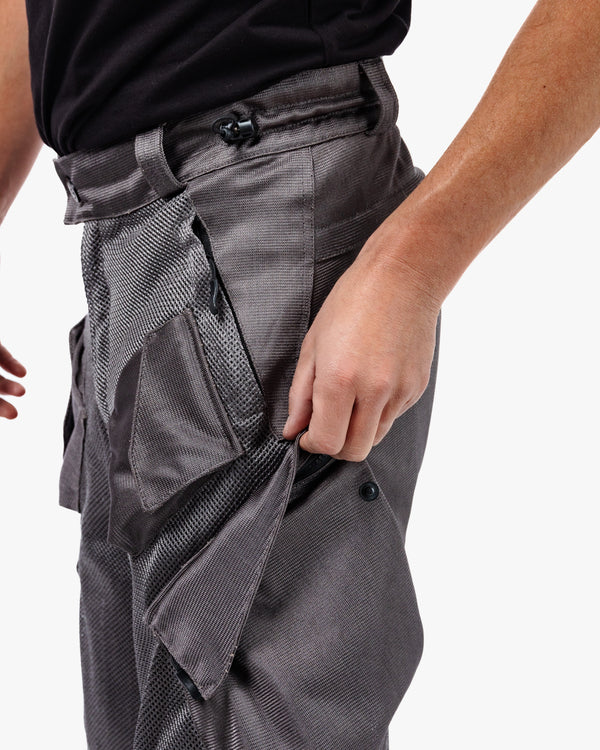 Combat Air Ultimate Grey Ventilated Motorcycle Trousers