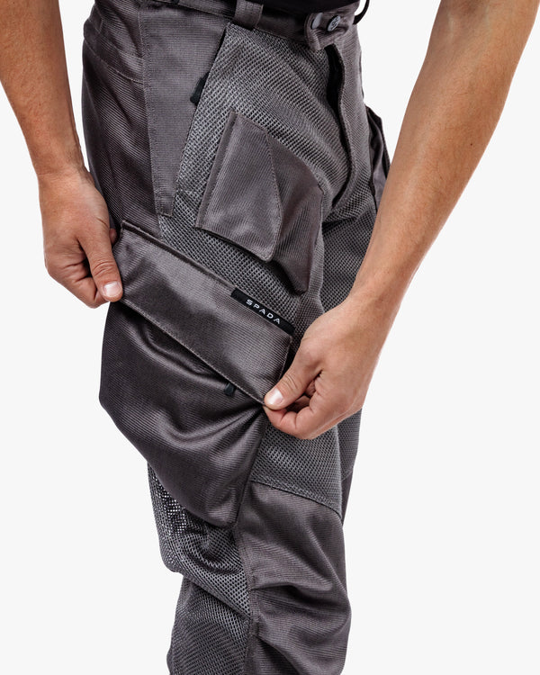 Combat Air Ultimate Grey Ventilated Motorcycle Trousers