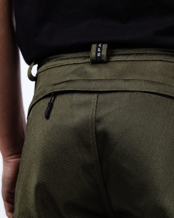 Combat Air Olive Green Ventilated Motorcycle Trousers