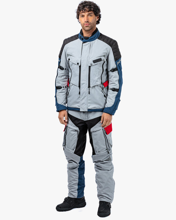 Vanguard Racing Grey Motorcycle Jacket