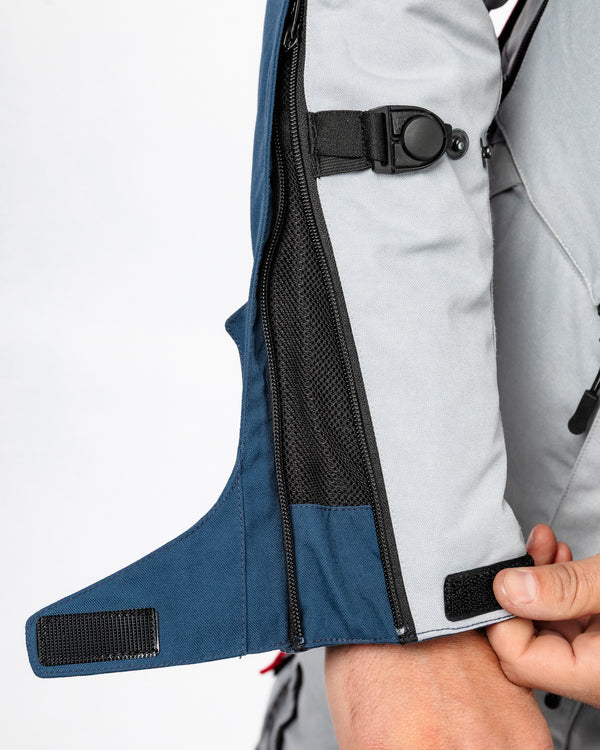 Vanguard Racing Grey Motorcycle Jacket