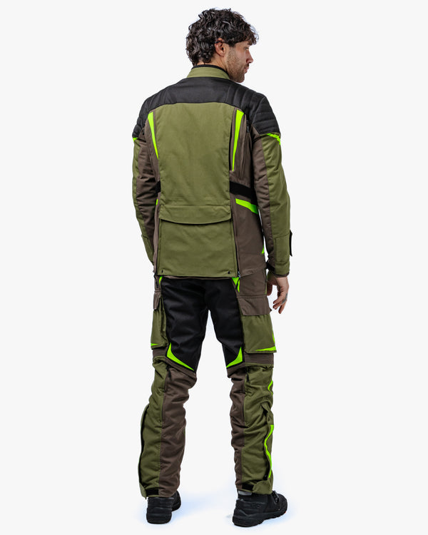 Vanguard Forest Green Motorcycle Jacket