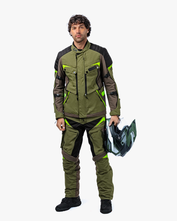 Vanguard Forest Green Motorcycle Jacket