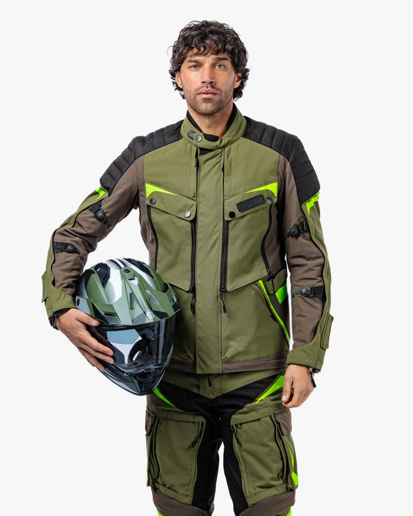 Vanguard Forest Green Motorcycle Jacket