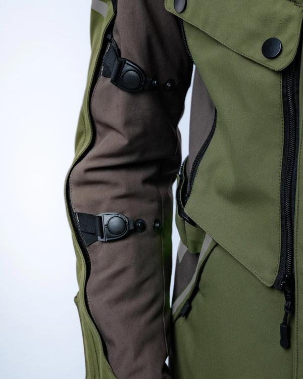 Vanguard Forest Green Motorcycle Jacket