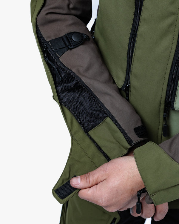 Vanguard Forest Green Motorcycle Jacket