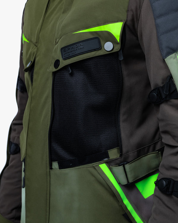 Vanguard Forest Green Motorcycle Jacket