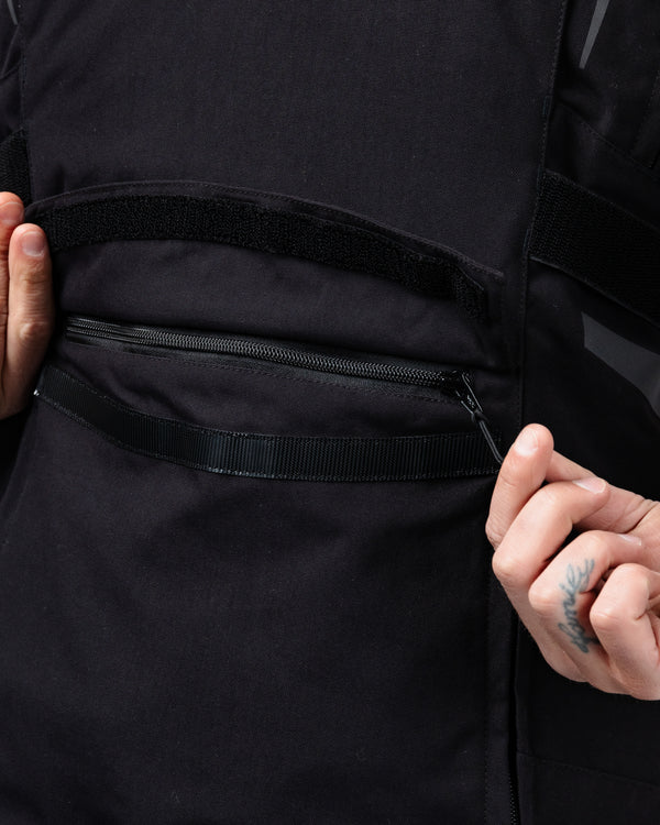 Vanguard Stealth Black Motorcycle Jacket