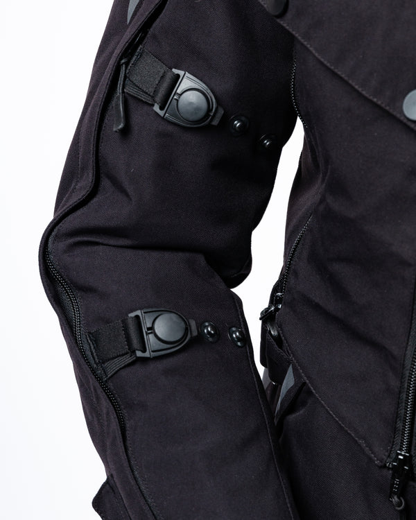 Vanguard Stealth Black Motorcycle Jacket