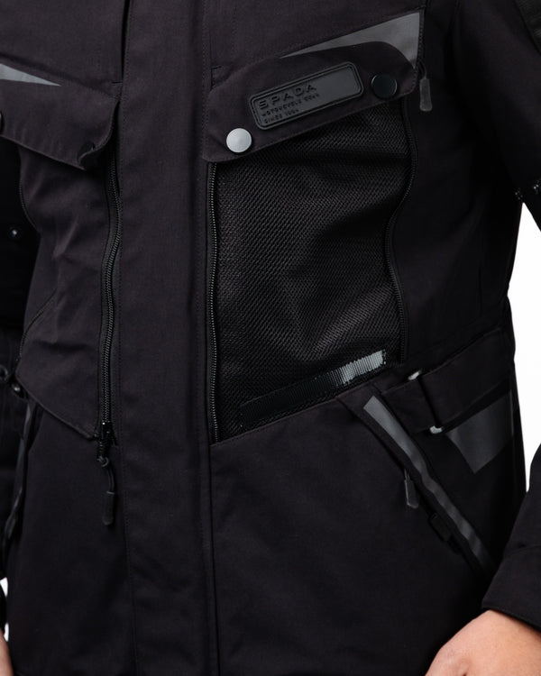 Vanguard Stealth Black Motorcycle Jacket