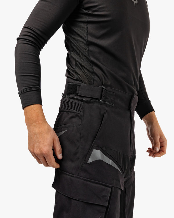 Vanguard Stealth Black Motorcycle Trousers