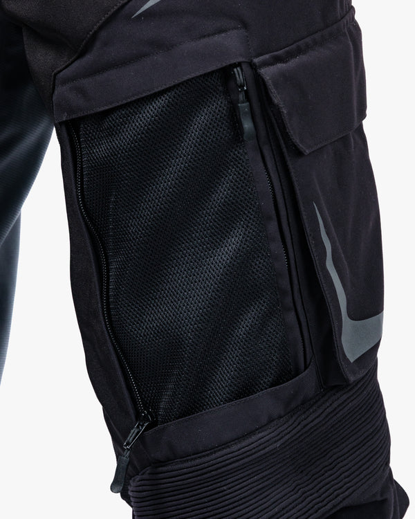 Vanguard Stealth Black Motorcycle Trousers